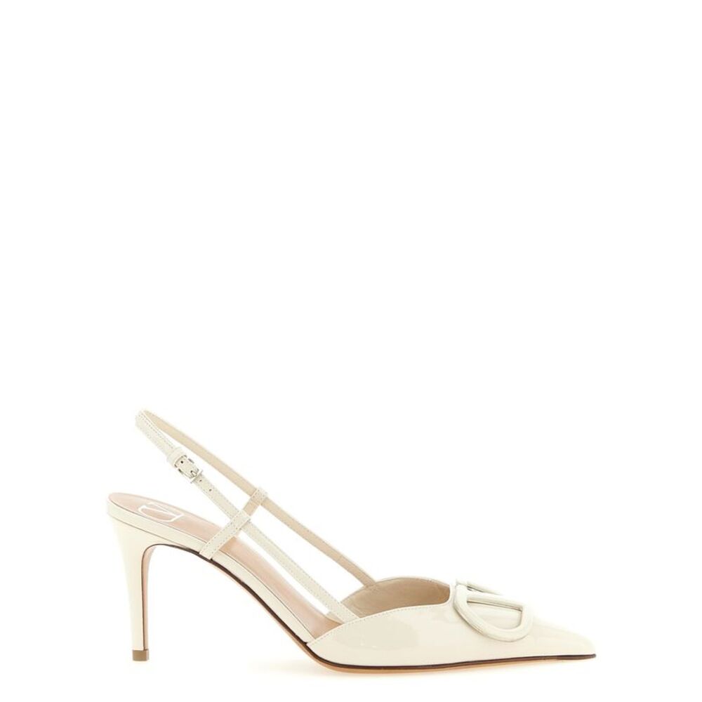 Valentino Garavani White Calfskin High Heel Women's Pumps